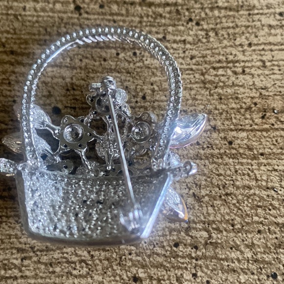 Adorable & Colorful Rhinestone Ladies Pin - Picture 2 of 3